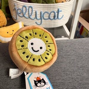 Jellycat Fabulous Kiwi Plush in Green and Brown